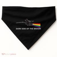 Halloween Dark Side Of The Broom Classic Rock Witch USA-Made Doggie Bandana thumb 0