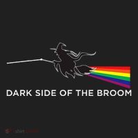 Halloween Dark Side Of The Broom Classic Rock Witch Hat thumb 2