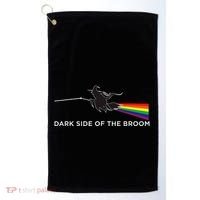Halloween Dark Side Of The Broom Classic Rock Witch Golf Towel thumb 0