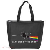 Halloween Dark Side Of The Broom Classic Rock Witch Tote Bag thumb 0