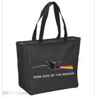 Halloween Dark Side Of The Broom Classic Rock Witch Tote Bag thumb 2