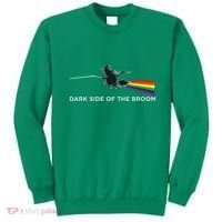 Halloween Dark Side Of The Broom Classic Rock Witch Sweatshirt thumb 0