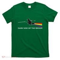 Halloween Dark Side Of The Broom Classic Rock Witch T-Shirt thumb 0