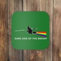 Halloween Dark Side Of The Broom Classic Rock Witch Coaster thumb 0