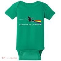 Halloween Dark Side Of The Broom Classic Rock Witch Baby Bodysuit thumb 0