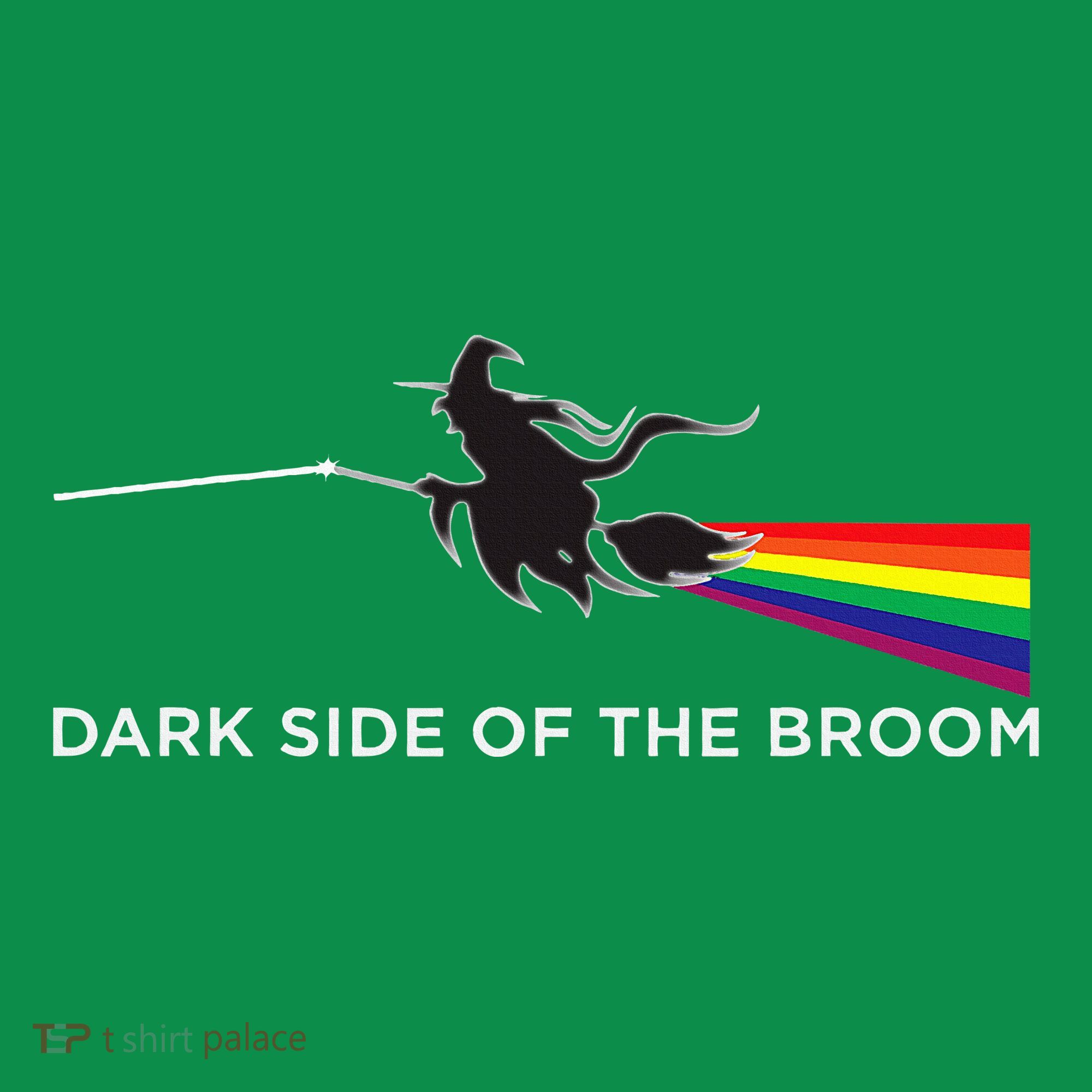 Halloween Dark Side Of The Broom Classic Rock Witch Baby Bodysuit