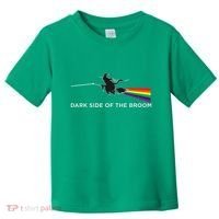 Halloween Dark Side Of The Broom Classic Rock Witch Toddler T-Shirt thumb 0