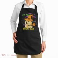 Halloween Doge Shirt Meme Costume Apron thumb 2
