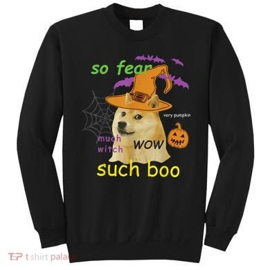 Halloween Doge Shirt Meme Costume Sweatshirt