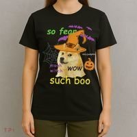 Halloween Doge Shirt Meme Costume T-Shirt thumb 4