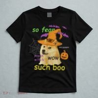 Halloween Doge Shirt Meme Costume T-Shirt thumb 5