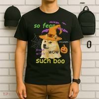 Halloween Doge Shirt Meme Costume T-Shirt thumb 6
