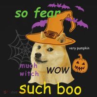 Halloween Doge Shirt Meme Costume T-Shirt thumb 7