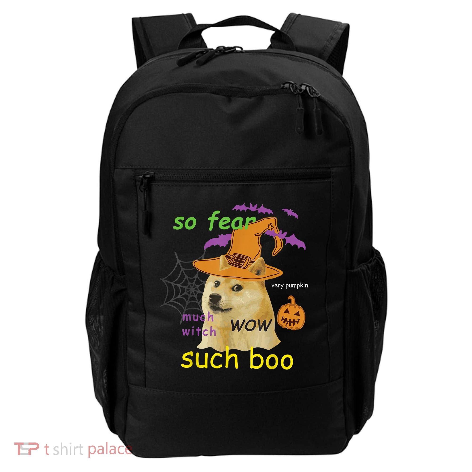 Halloween Doge Shirt Meme Costume Backpack