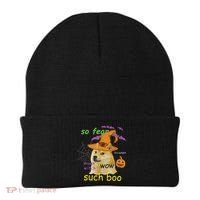 Halloween Doge Shirt Meme Costume Beanie thumb 0
