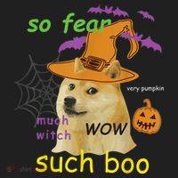 Halloween Doge Shirt Meme Costume Beanie thumb 2