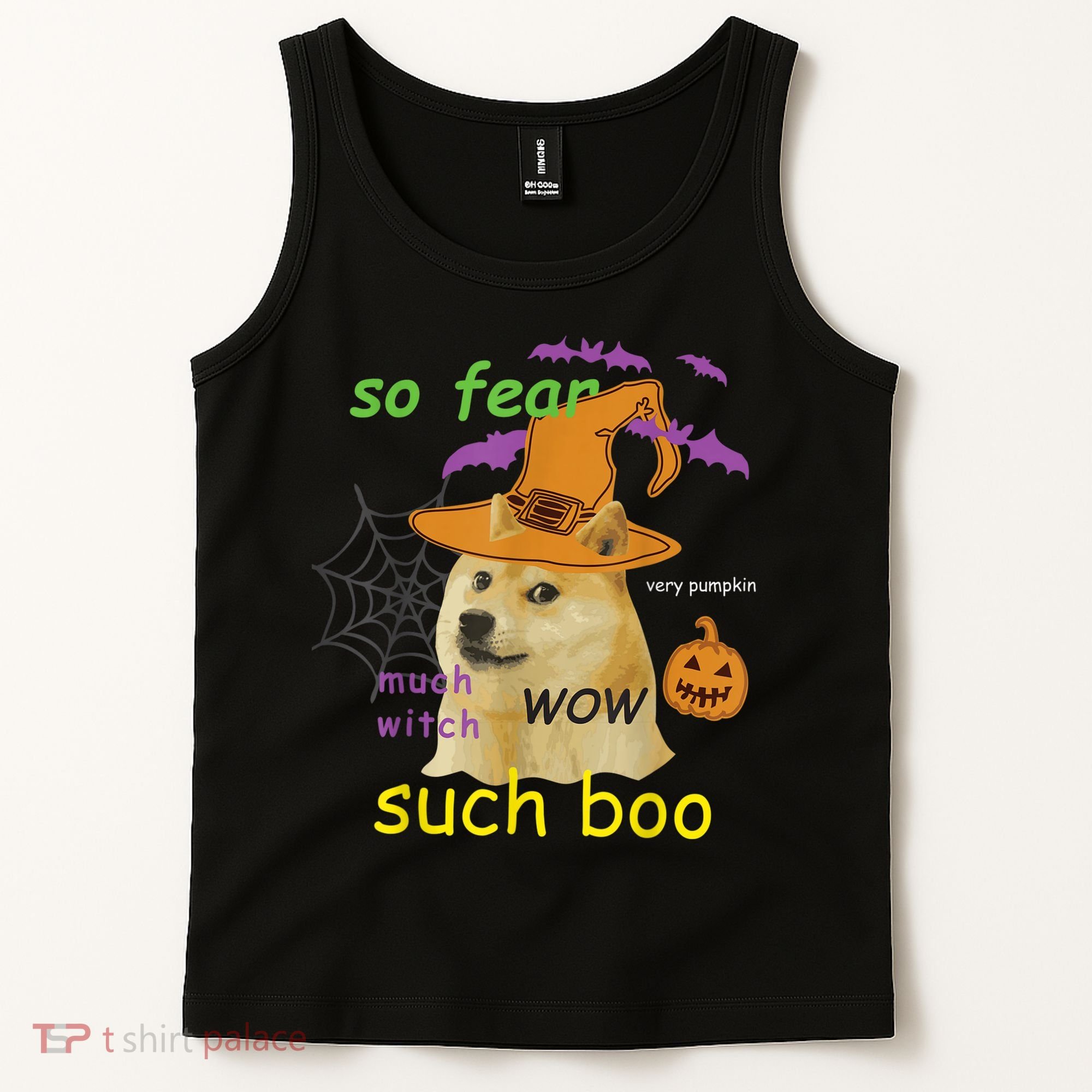 Halloween Doge Shirt Meme Costume Tank Top
