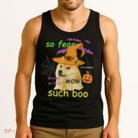Halloween Doge Shirt Meme Costume Tank Top thumb 3
