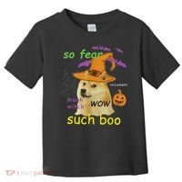 Halloween Doge Shirt Meme Costume Toddler T-Shirt thumb 0