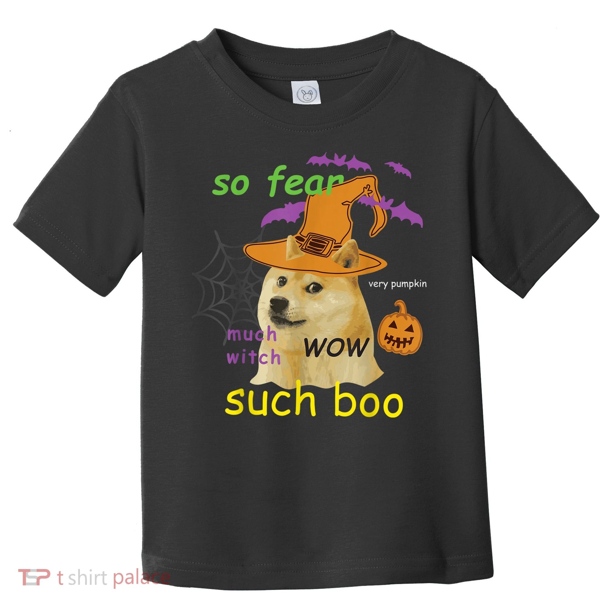 Halloween Doge Shirt Meme Costume Toddler T-Shirt