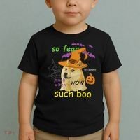 Halloween Doge Shirt Meme Costume Toddler T-Shirt thumb 2