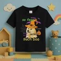 Halloween Doge Shirt Meme Costume Toddler T-Shirt thumb 3