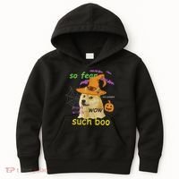 Halloween Doge Shirt Meme Costume Kids Hoodie thumb 0