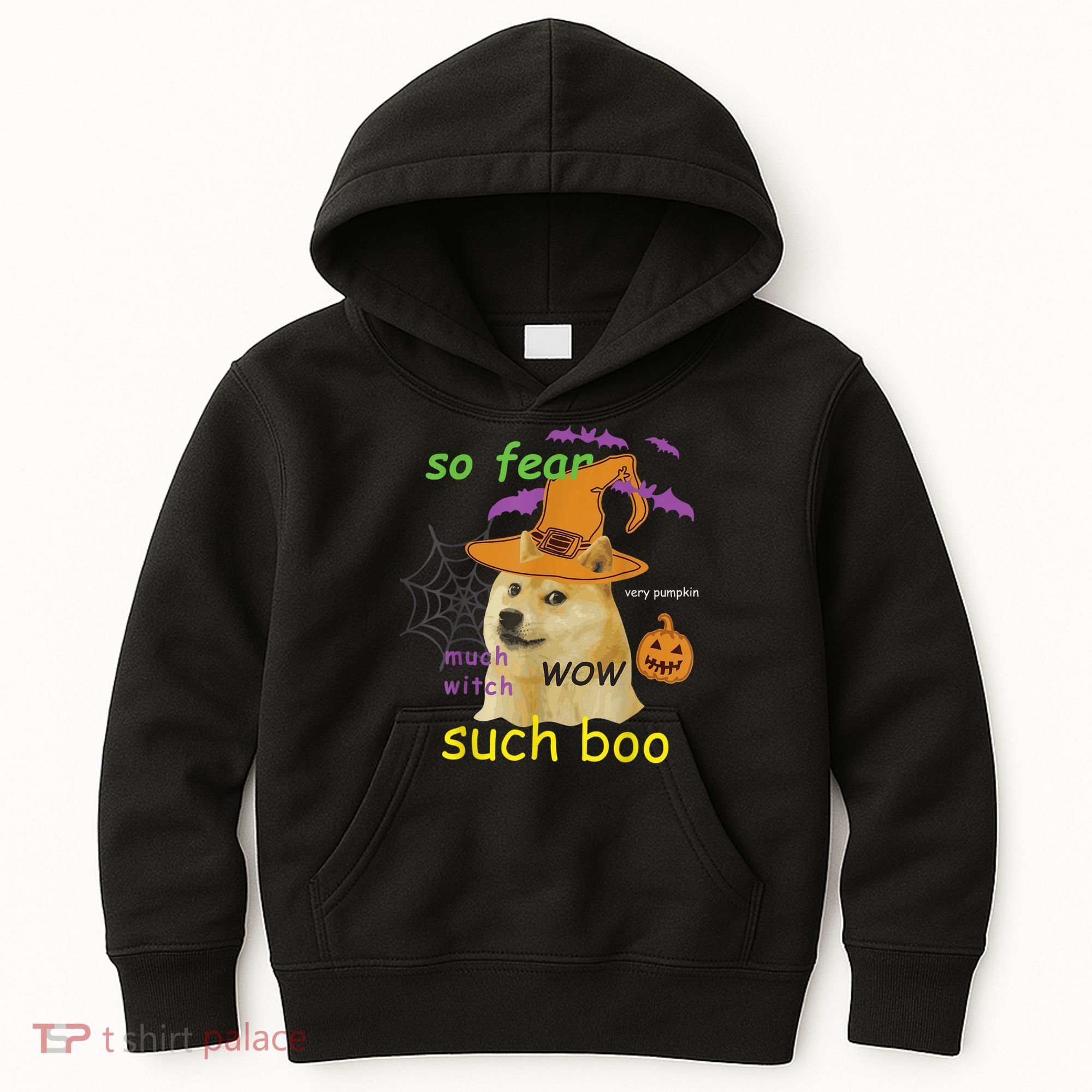 Halloween Doge Shirt Meme Costume Kids Hoodie