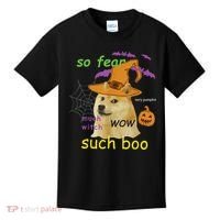 Halloween Doge Shirt Meme Costume Kids T-Shirt thumb 0