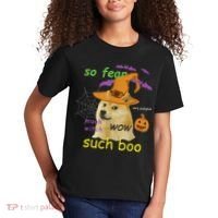 Halloween Doge Shirt Meme Costume Kids T-Shirt thumb 2