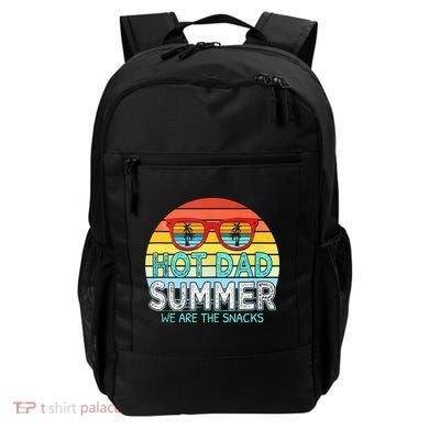 Hot Dad Summer Snacks With Chill Sunglass Vintage Apparel Backpack