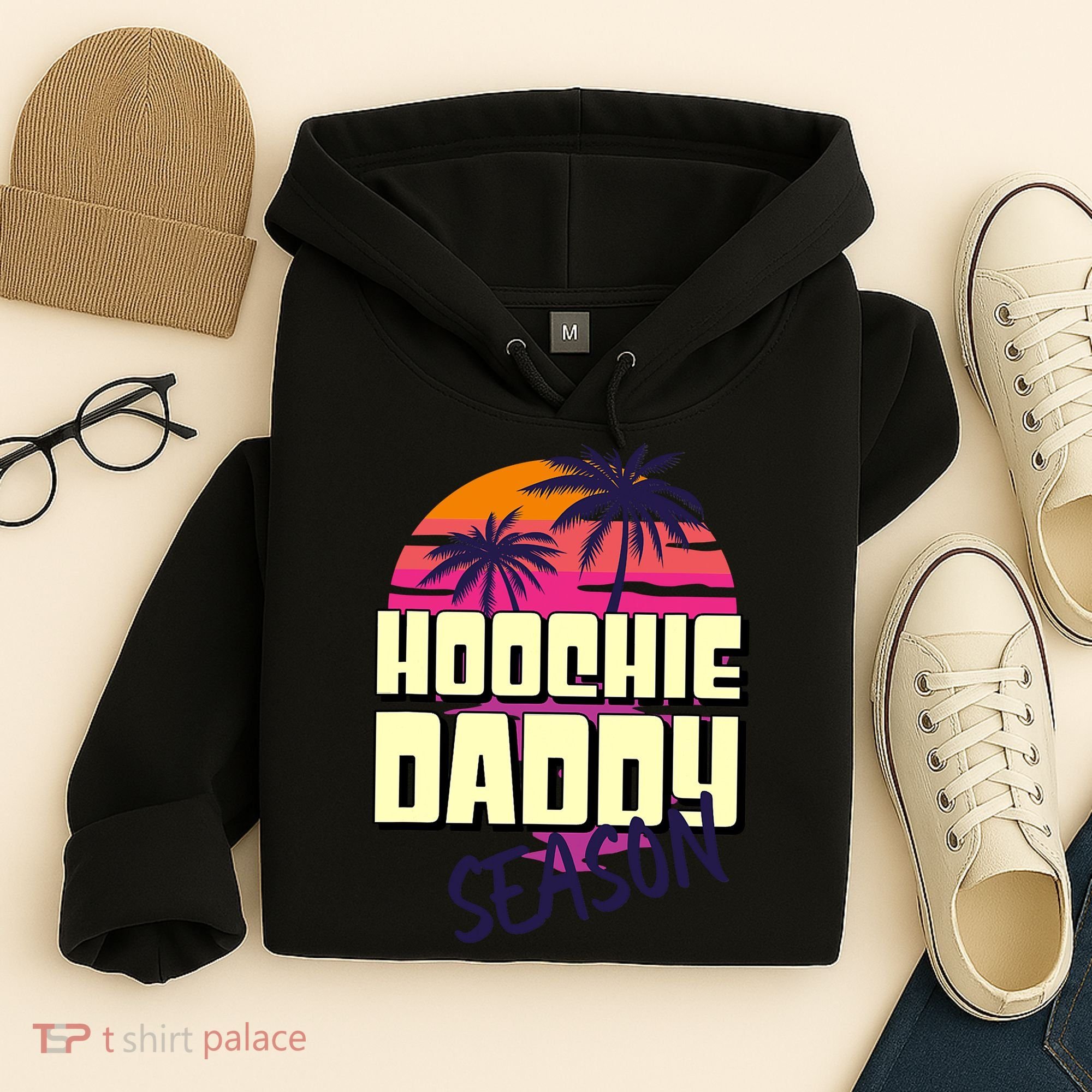 Hoochie Daddy Season Summer Beach Retro Father's Day Gift Hoodie
