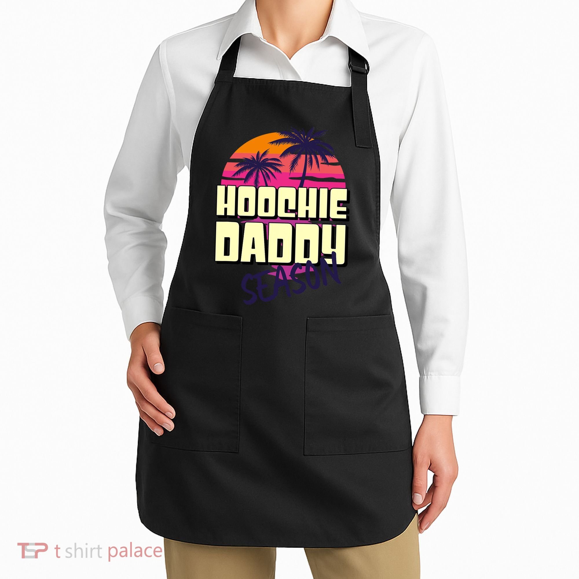 Hoochie Daddy Season Summer Beach Retro Father's Day Gift Apron