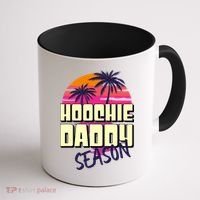 Hoochie Daddy Season Summer Beach Retro Father's Day Gift Coffee Mug thumb 1