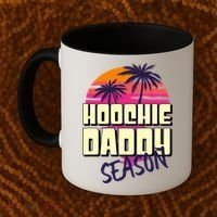 Hoochie Daddy Season Summer Beach Retro Father's Day Gift Coffee Mug thumb 2