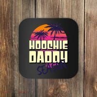 Hoochie Daddy Season Summer Beach Retro Father's Day Gift Coaster thumb 0