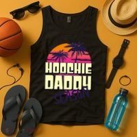 Hoochie Daddy Season Summer Beach Retro Father's Day Gift Tank Top thumb 4