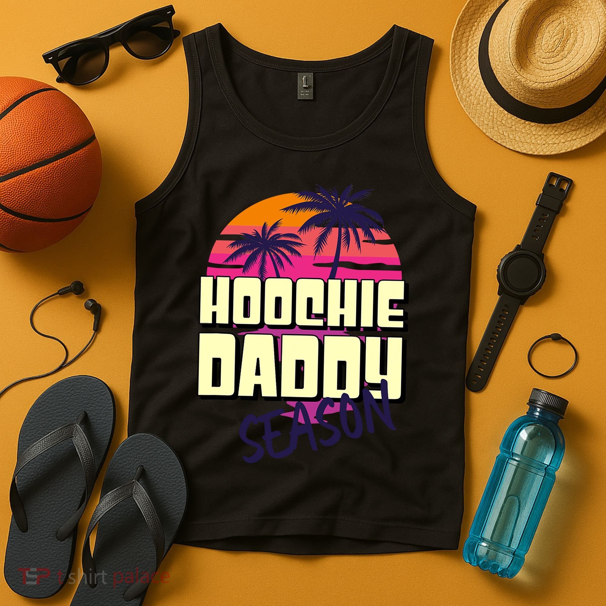Hoochie Daddy Season Summer Beach Retro Father's Day Gift Tank Top