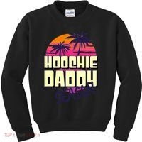 Hoochie Daddy Season Summer Beach Retro Father's Day Gift Kids Sweatshirt thumb 0