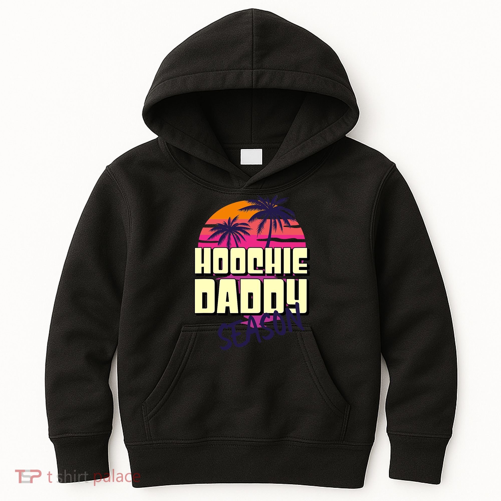 Hoochie Daddy Season Summer Beach Retro Father's Day Gift Kids Hoodie