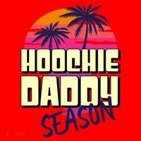 Hoochie Daddy Season Summer Beach Retro Father's Day Gift Santa Hat thumb 1