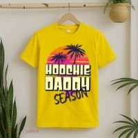 Hoochie Daddy Season Summer Beach Retro Father's Day Gift T-Shirt thumb 2