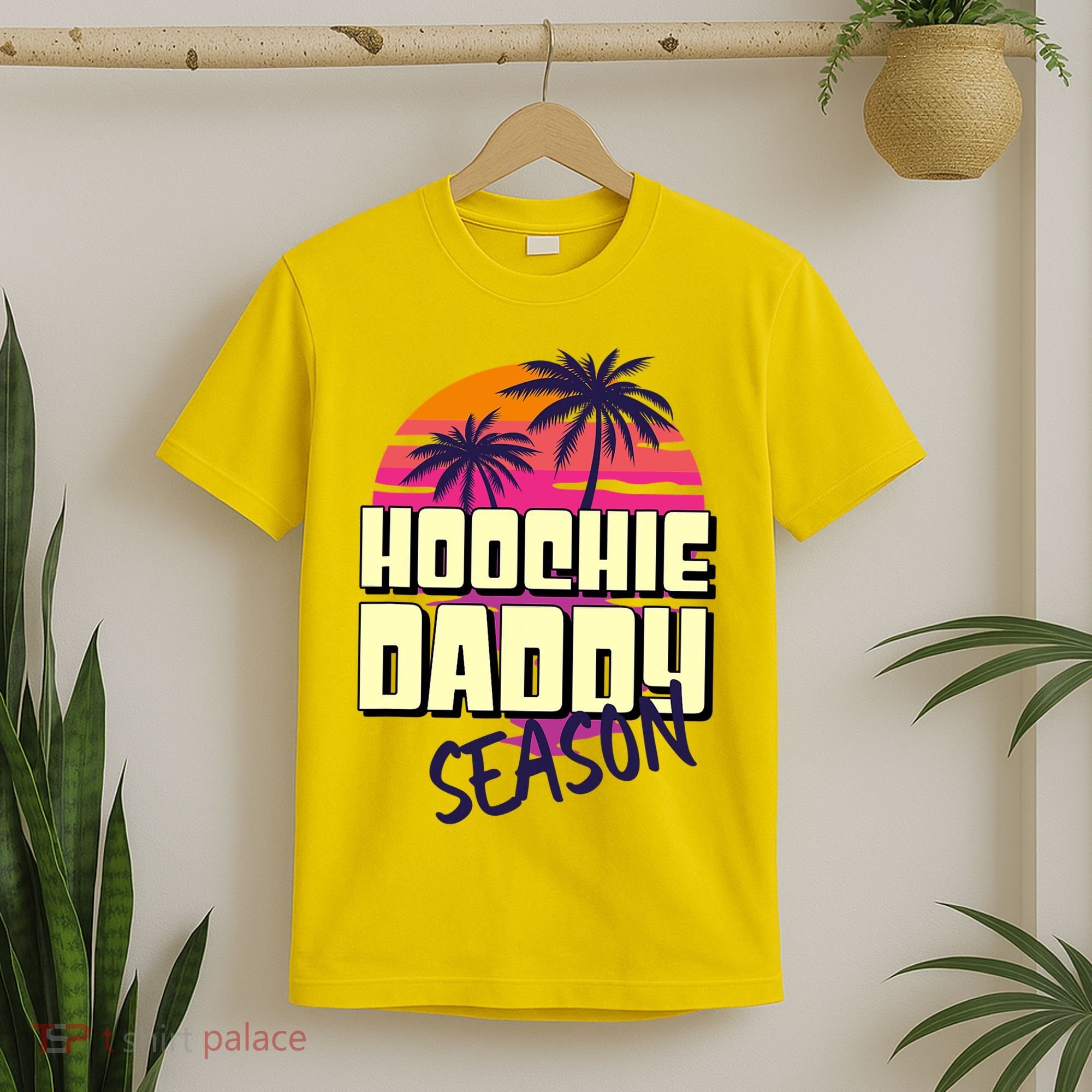 Hoochie Daddy Season Summer Beach Retro Father's Day Gift T-Shirt