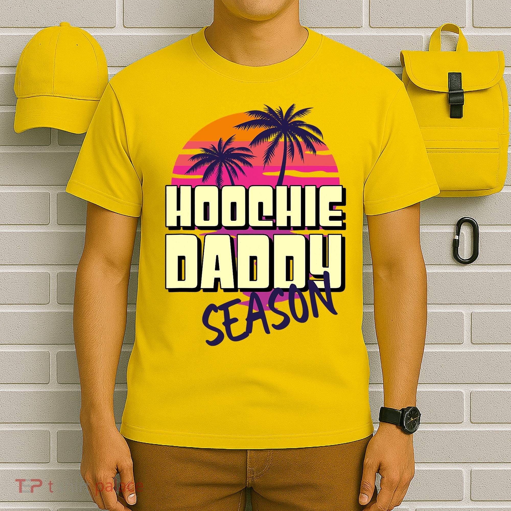 Hoochie Daddy Season Summer Beach Retro Father's Day Gift T-Shirt