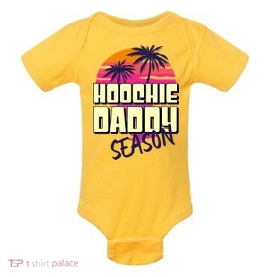 Hoochie Daddy Season Summer Beach Retro Father's Day Gift Baby Bodysuit