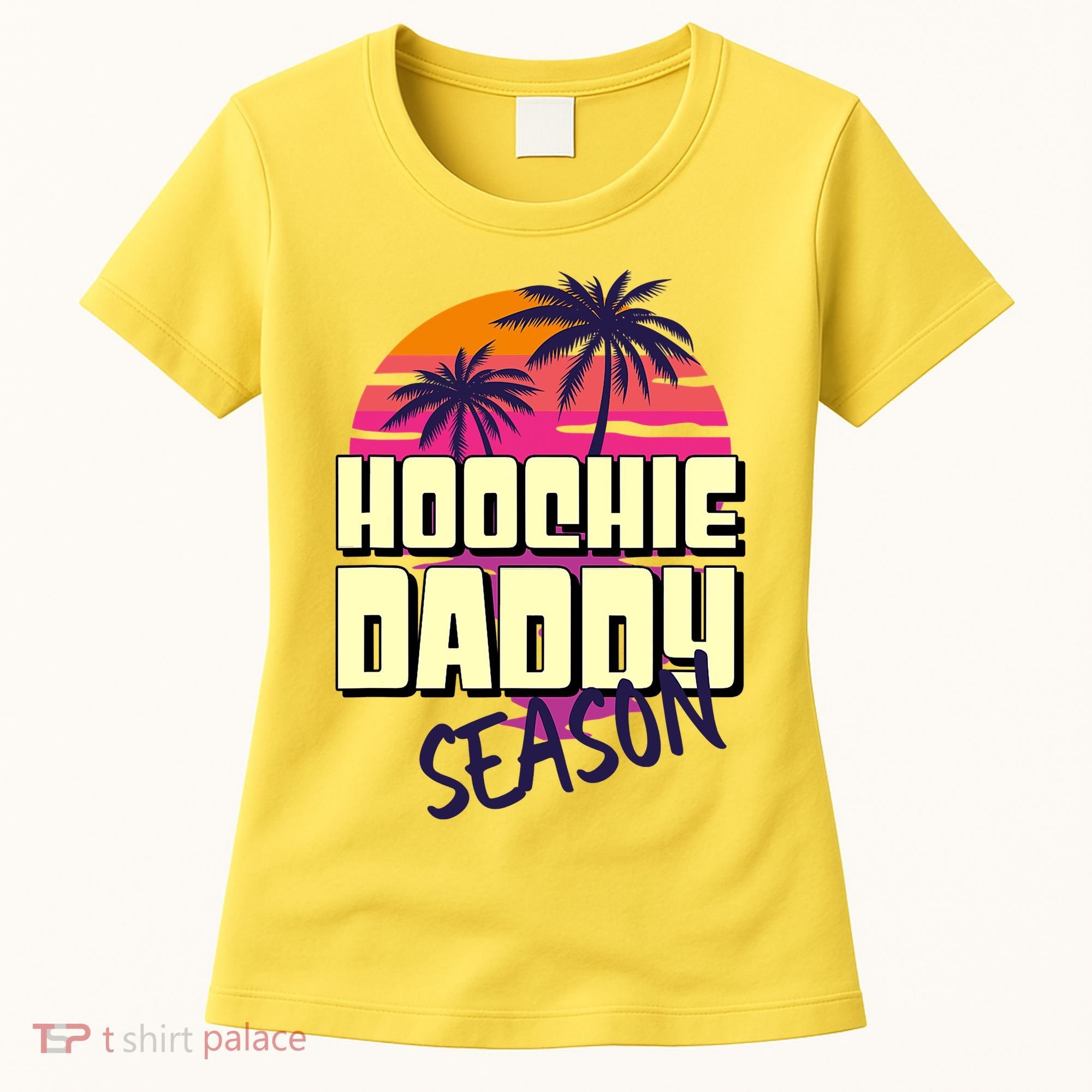 Hoochie Daddy Season Summer Beach Retro Father's Day Gift Women's T-Shirt