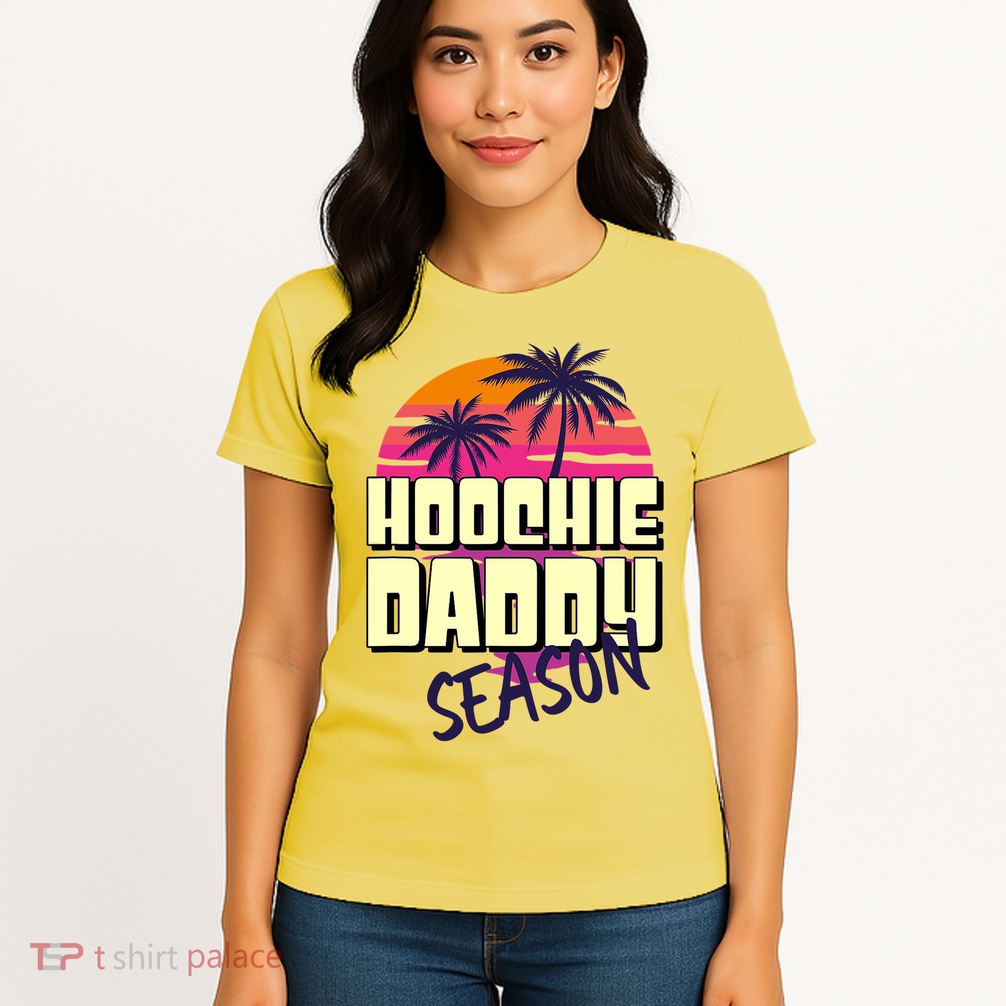Hoochie Daddy Season Summer Beach Retro Father's Day Gift Women's T-Shirt