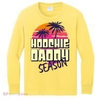 Hoochie Daddy Season Summer Beach Retro Father's Day Gift Kids Long Sleeve Shirt thumb 0