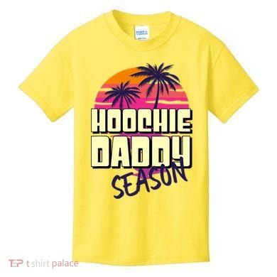 Hoochie Daddy Season Summer Beach Retro Father's Day Gift Kids T-Shirt