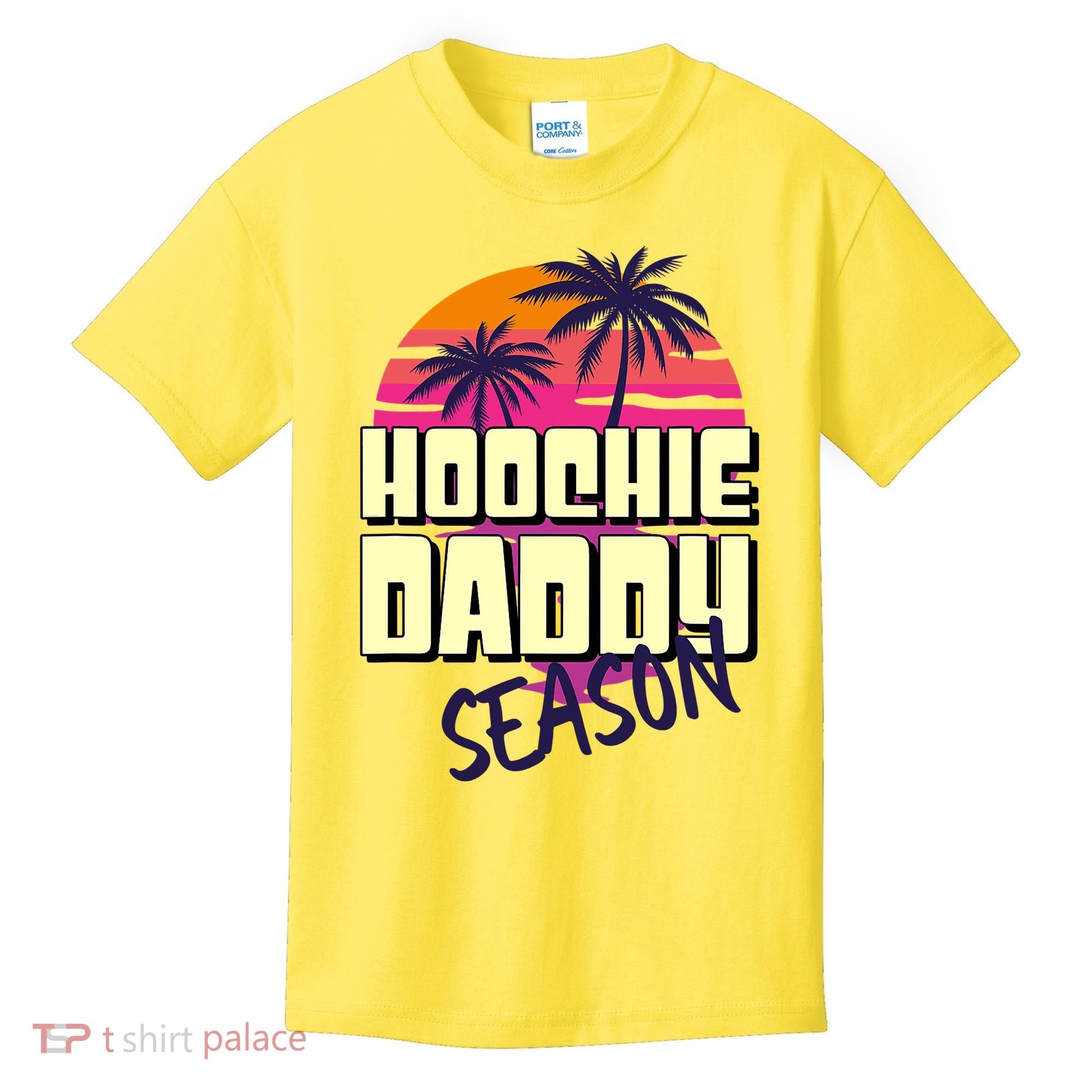 Hoochie Daddy Season Summer Beach Retro Father's Day Gift Kids T-Shirt